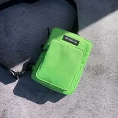 BALENCIAGA エクスプローラー ボディバッグ グリーン ポシェット