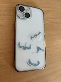 【美品】【本日発送予定】iPhone15 ケース　マンタ
