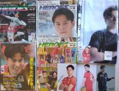 髙橋藍　高橋藍　9点セット　まとめ売り　ポストカード　雑誌　フェイスタオル