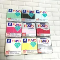 NO7−FIMO エフェクト，ポリマークレイ 、9色セット各 57g