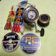 SHImano,SUPER,AERO,EV,2TYPE,pe糸錘付き