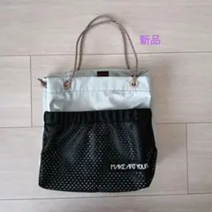 新品　make art your zoo　軽量ハンドバッグ　人気色ブルーグレイ
