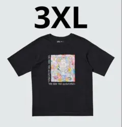 ユニクロ　ポップマート　ザ・モンスターズ　ラブブ　Tシャツ　3XL ブラック