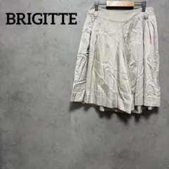 ブリジット　ガウチョパンツ　キュロット　グレー　光沢　S相当