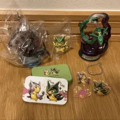 ポケモン　レックウザ　メガレックウザ　フィギュア　缶ケース　アクリル d252a31f765ac3921c2807879bea1a