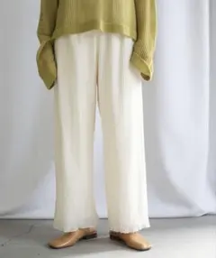 【select MOCA】 シフォンリラックスパンツ