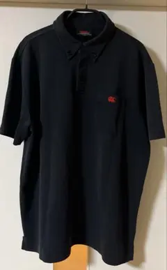 【中古】カンタベリー　ポロシャツ黒　XLサイズCanterbury