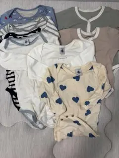 PETIT BATEAU ユニクロ　ベビー肌着 8点セット