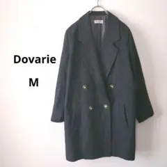 ★Dovarie★ハーフコート　ダブル　金ボタン　ダークグレー　M