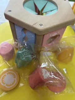 ウッディプッディ もぐもぐボックス 積み木 つみき 知育玩具　型はめ