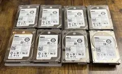 DELL 2.5 SAS-6G 600GB 10K 8個セット