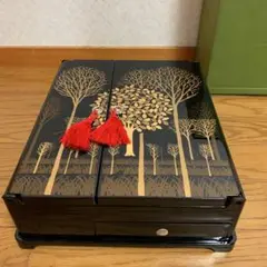硯箱 慶弔セット 木立 盛絵