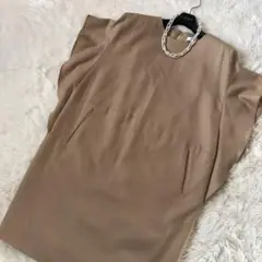 アドーア♡ワンピース キャメル M ウール100%