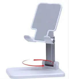 360°回転折りたたみスマホスタンド