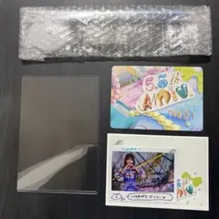 ユニゾンエアー ユニエア 河田陽菜 サイン入りチェキ　扇子 ユニゾンエアー ユニエア 河田陽菜 サイン入りチェキ扇子