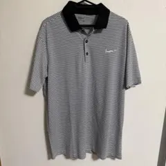 【美品】Nike Golf ストライプシャツ L