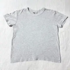 【ユニクロ】Tシャツ Sサイズ 杢グレー 明るめ