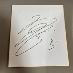 千葉ロッテマリーンズ　安田　色紙　サイン