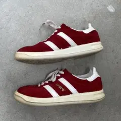 EKSI’S 赤 スエード スニーカー addidas 26.5