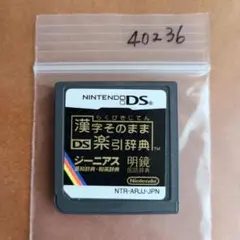 漢字そのまま DS楽引辞典