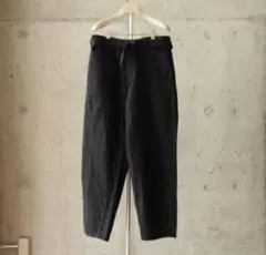 新品 22aw comoli コモリ ベルテッドデニム 3 黒 a presse