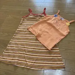 ミキハウス　キャミワンピースとキャミソールのセット