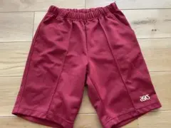asicsアシックス ジャージ ショートパンツ赤