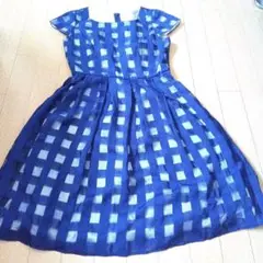 美品！Clear Impression クリアインプレッション、ブルーワンピース