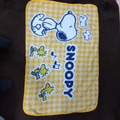 スヌーピー フリースブランケット イエロー