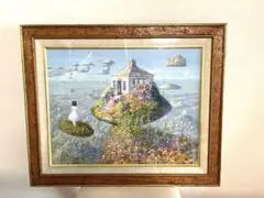 井上直久  丘をゆく風  版画  100枚限定作品 ジブリ スタジオジブリアニメ『耳をすませば』背景画を手掛けた画家井上