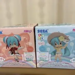 初音ミクシリーズ ふわぷち ちょこのせ ミニフィギュア Vol2. 全2種