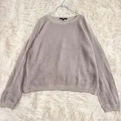 1077 美品✨ユニクロ 3Dメッシュクルーネックセーター 3XL 大きいサイズ