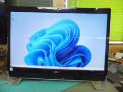 (1495)W11秒速起動SSD240G 富士通液晶一体WF1/X i7 12G