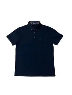 フレッドペリー　FRED PERRY　ポロシャツ　ボタンダウン　ネイビー　M
