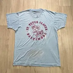 80s Tシャツ ピエロ ST.PETER ヴィンテージ ライトブルー