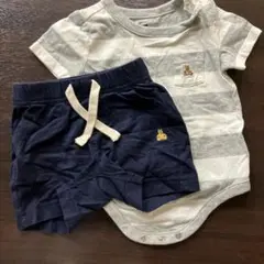 GAP 6-12 ロンパース　ズボン　セット
