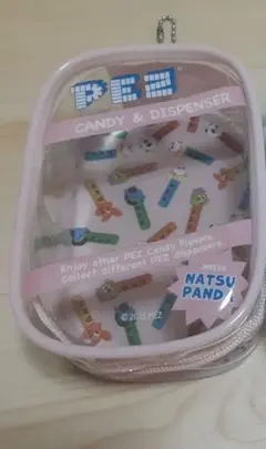 イオン クリアポーチ　PEZ　ペッツ　推し活　ナツパンダ　U29　夏祭り　小物