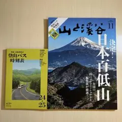 日本百低山　山と渓谷 2024年11月号