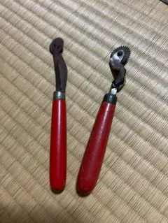 ルレット 2本セット 赤いハンドル