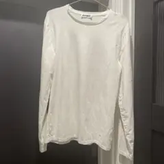美品 ジルサンダー Tシャツ カットソー ホワイト ロゴ