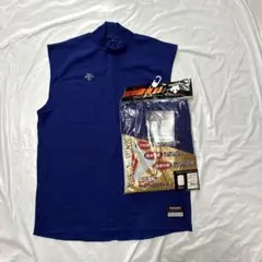 デサント　DESCENTE 青色 Lサイズ ノースリーブアンダーシャツ 2枚