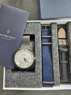 値下げ中！　Nordgreen メッシュバンド時計 交換用ストラップ付き