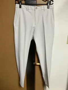 aba house　オフホワイト　縦ストライプ 　パンツ　メンズ46 M