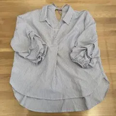 ナイスクラップ　デザインシャツ　ストライプ　★お値下中