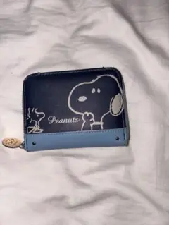 スヌーピー 財布 青 水色