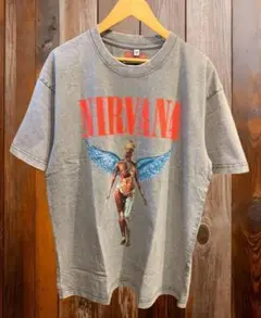 Lサイズ オーバーサイズ ヴィンテージ加工 ニルヴァーナ Tシャツ