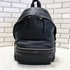 【極美品】サンローラン シティ バックパック リュック レザー ブラック