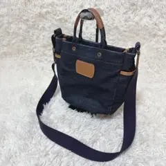 ダコタ ユッカ デニム 2way 斜め掛け可 ショルダーバッグ インディゴ