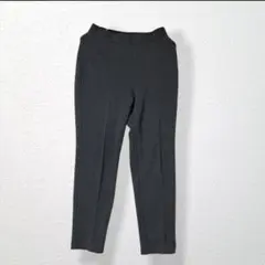3【uniqlo】ポンチスティックスリムパンツ レディース ズボン M 無地