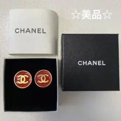 美品❣️ CHANEL ヴィンテージイヤリング ゴールド